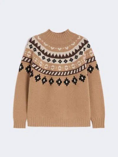 MAX MARA WOOL JACQUARD JUMPER