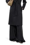 Max Mara Wool Jersey Trousers In Black
