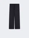 Max Mara Wool Joggers In Black