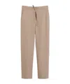 Max Mara Wool Jogging Pants In Brown
