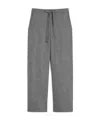Max Mara Wool Joggers In Gray