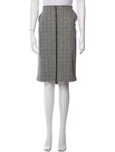 Pre-owned Max Mara Wool Knee-length Skirt In Gray