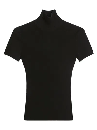 MAX MARA WOOL KNIT HIGH NECK SWEATER