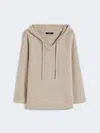 Max Mara Wool Knit Sweatshirt In Metallic