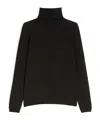 Max Mara High-neck Slim Fit Turtleneck Sweater In Black