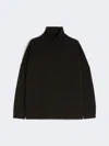 Max Mara Wool Knit Turtleneck Jumper In Black