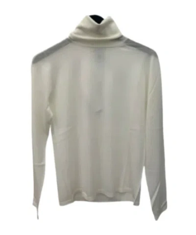 Max Mara Long-sleeved Sweater In Metallic