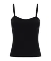 Max Mara Wool Knitted Camisole In Black