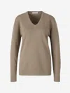 Max Mara Wool Knitted Jersey In Beige