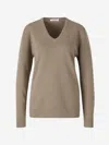 Max Mara Wool Knitted Jersey In Beige