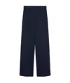 Max Mara Wool Knitted Trousers In Black