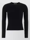 Max Mara Wool Manto Sweater Crew Neck Long Sleeves In Black