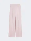 Max Mara Wool, Mohair And Silk Trousers In Pink