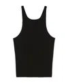 Max Mara Wool Neck Vest In Black