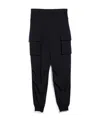 Max Mara Wool Overalls Casual Trousers In Black