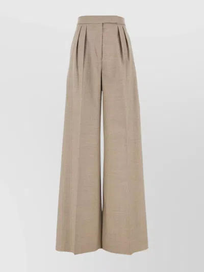 MAX MARA WOOL PALAZZO PANT HIGH WAIST