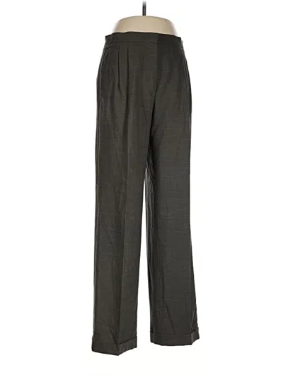 Pre-owned Max Mara Wool Pants In Gray