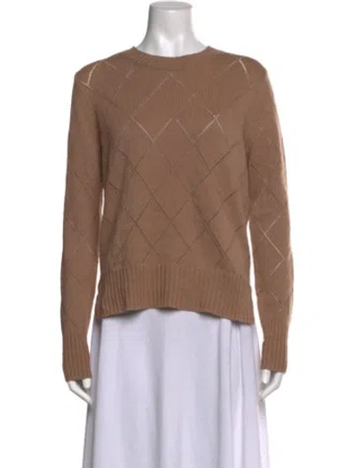 Pre-owned Max Mara Wool Patterned Sweater In Neutrals