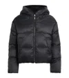 Max Mara Wool Reversible Quilted Jacket In Black