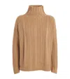 Max Mara Vitalba Wool And Cashmere Sweater In Brown