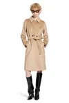 Max Mara Wool Robe Coat In Brown