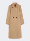 Max Mara Wool Robe Coat In Brown