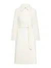 Max Mara Wool Robe Coat In Neutral