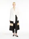 Max Mara Wool Robe Coat In White