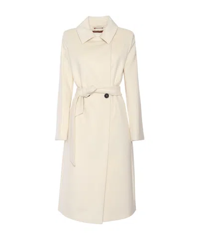 MAX MARA MAX MARA STUDIO BELTED LONG-SLEEVED COAT