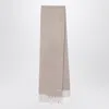 Max Mara Wool Scarf In In Gray