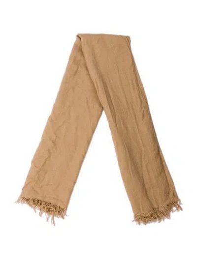 Pre-owned Max Mara Wool Scarf In Neutral