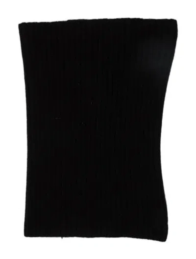 Pre-owned Max Mara Wool Scarf W/ Tags In Black