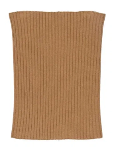 Pre-owned Max Mara Wool Scarf W/ Tags In Neutral