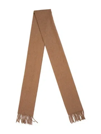 Pre-owned Max Mara Wool Shawl In Brown