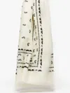 Max Mara Wool Shawl In White