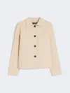 Max Mara Wool Shirt Jacket In White