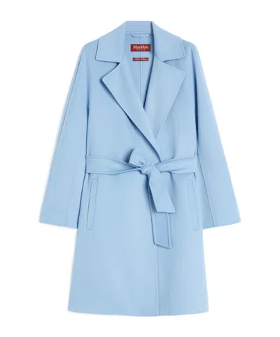 Max Mara Wool, Silk And Cashmere Robe Coat