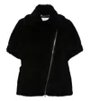 Max Mara Wool Silk Blend Jackets In Black