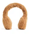 Max Mara Wool-silk Earmuffs In Sand