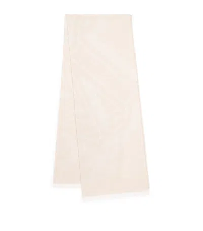 Max Mara Wool-silk Jacquard Stole