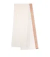 Max Mara Wool-silk Logo Stole
