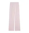 Max Mara High Waist Wide Leg Pleated Trousers In Neutral