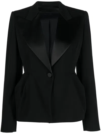 MAX MARA MAX MARA WOOL SINGLE-BREASTED BLAZER JACKET