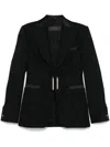Max Mara Virgin Wool Tassel-fastened Blazer