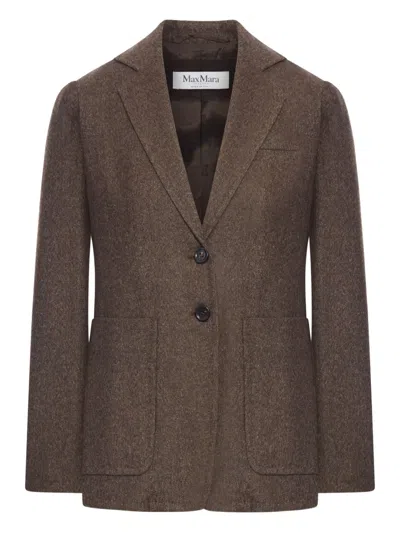 MAX MARA WOOL SINGLE-BREASTED JACKET