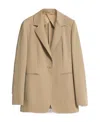 Max Mara Wool Single-breasted Suit Coat In Nude