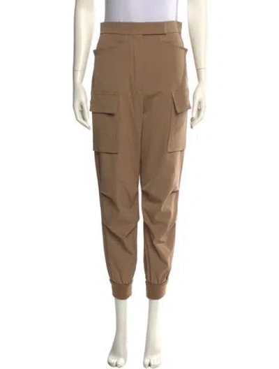 Pre-owned Max Mara Wool Skinny Leg Pants In Neutral