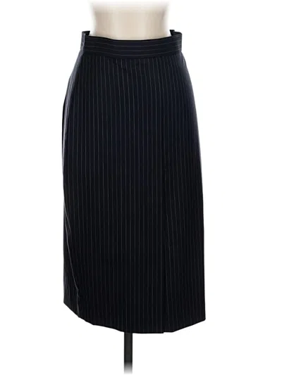 Pre-owned Max Mara Wool Skirt In Black