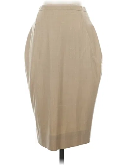 Pre-owned Max Mara Wool Skirt In Brown