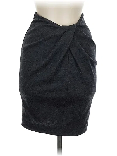 Pre-owned Max Mara Wool Skirt In Gray